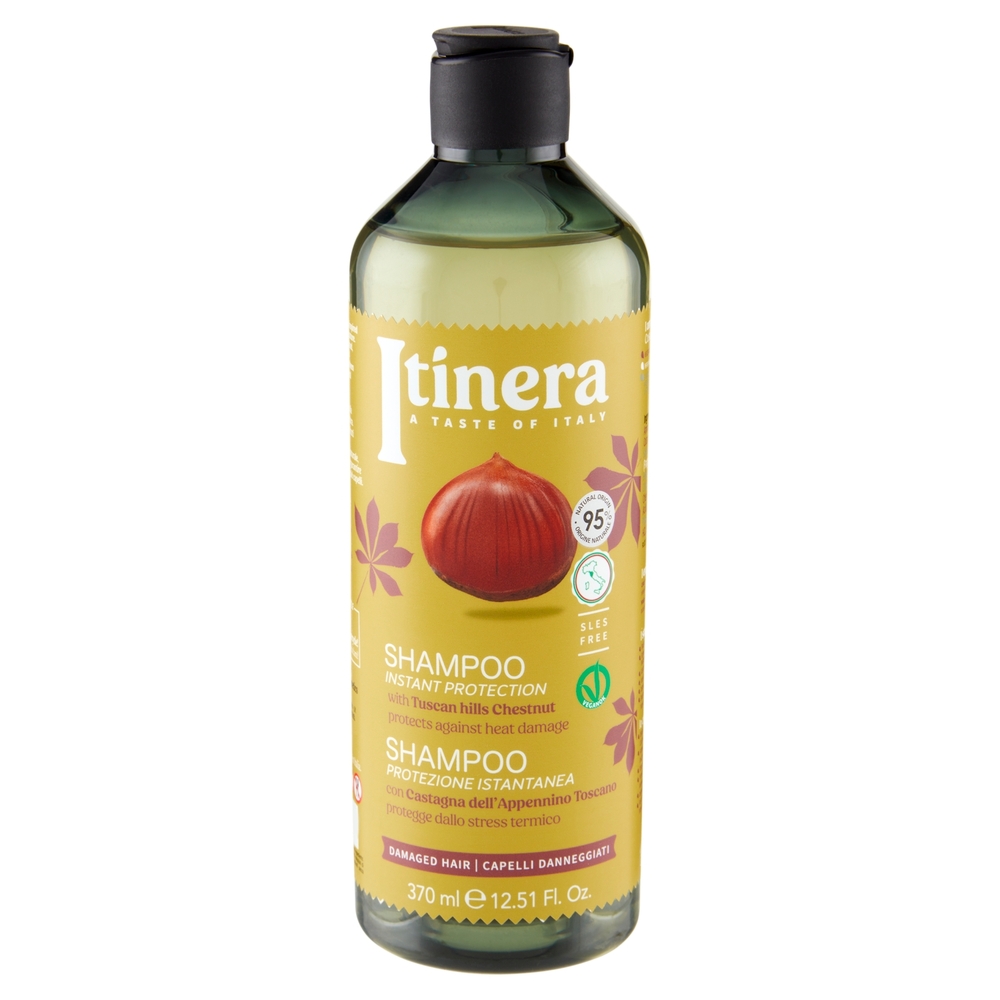 Itinera Shampoo Protezione Istantanea con Castagna dell'Appennino Toscano 370 ml